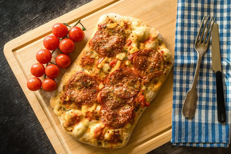Fladenbrot-Pizza